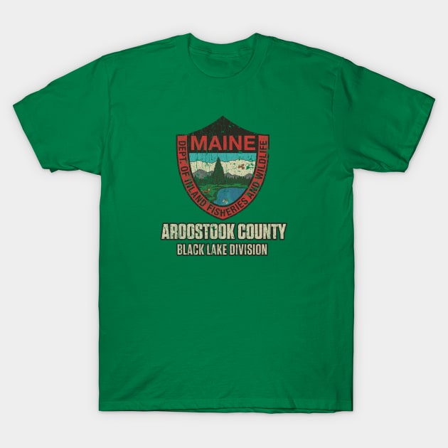 Maine Fish & Game Aroostook County 1999 T-Shirt by JCD666